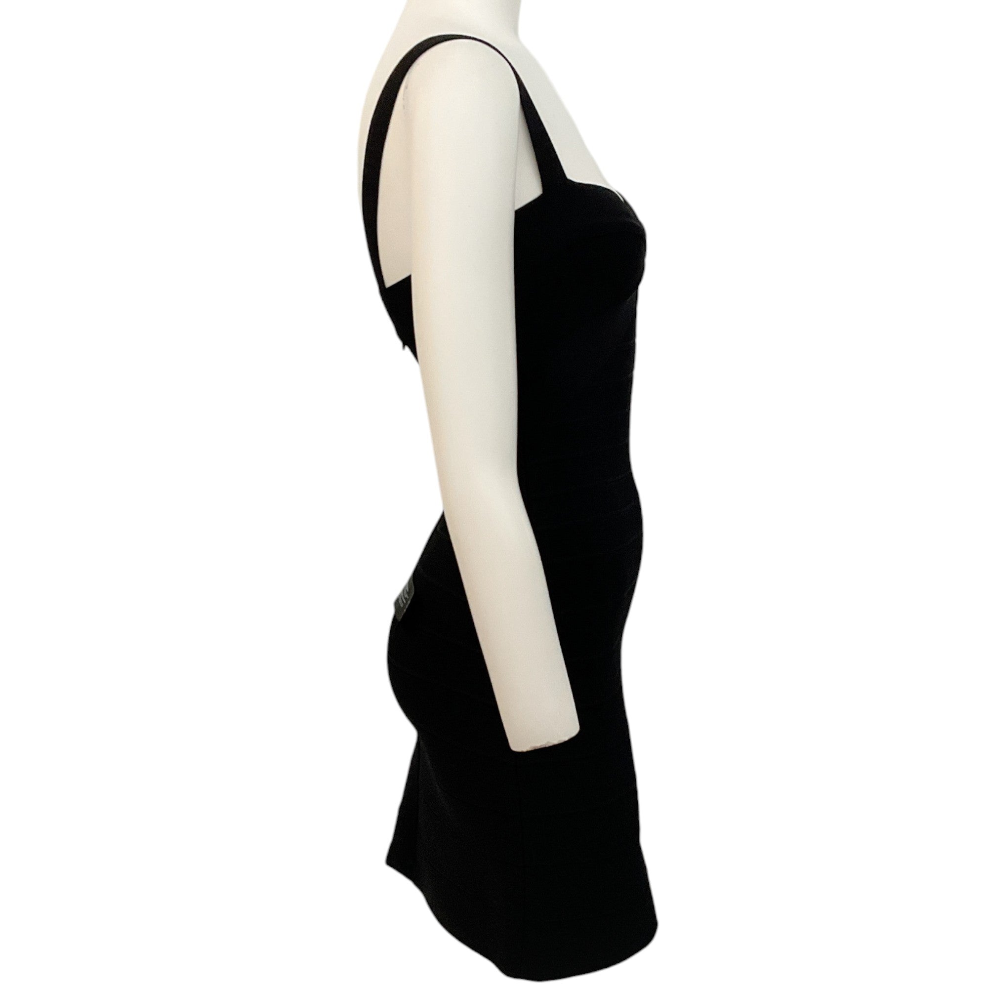 Herve Leger Black Classic Bandage Dress