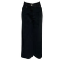Load image into Gallery viewer, forte_forte Black Cotton Flocked Pant

