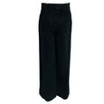 Load image into Gallery viewer, forte_forte Black Cotton Flocked Pant
