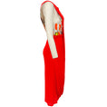 Load image into Gallery viewer, Marni Red Multi Sleeveless Dress with Attached Draped Topper
