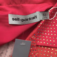Load image into Gallery viewer, Self-Portrait Pink Hotfix Taffeta Cropped Shirt
