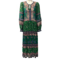 Load image into Gallery viewer, Sea New York Green Floral Print Melba Midi Dress

