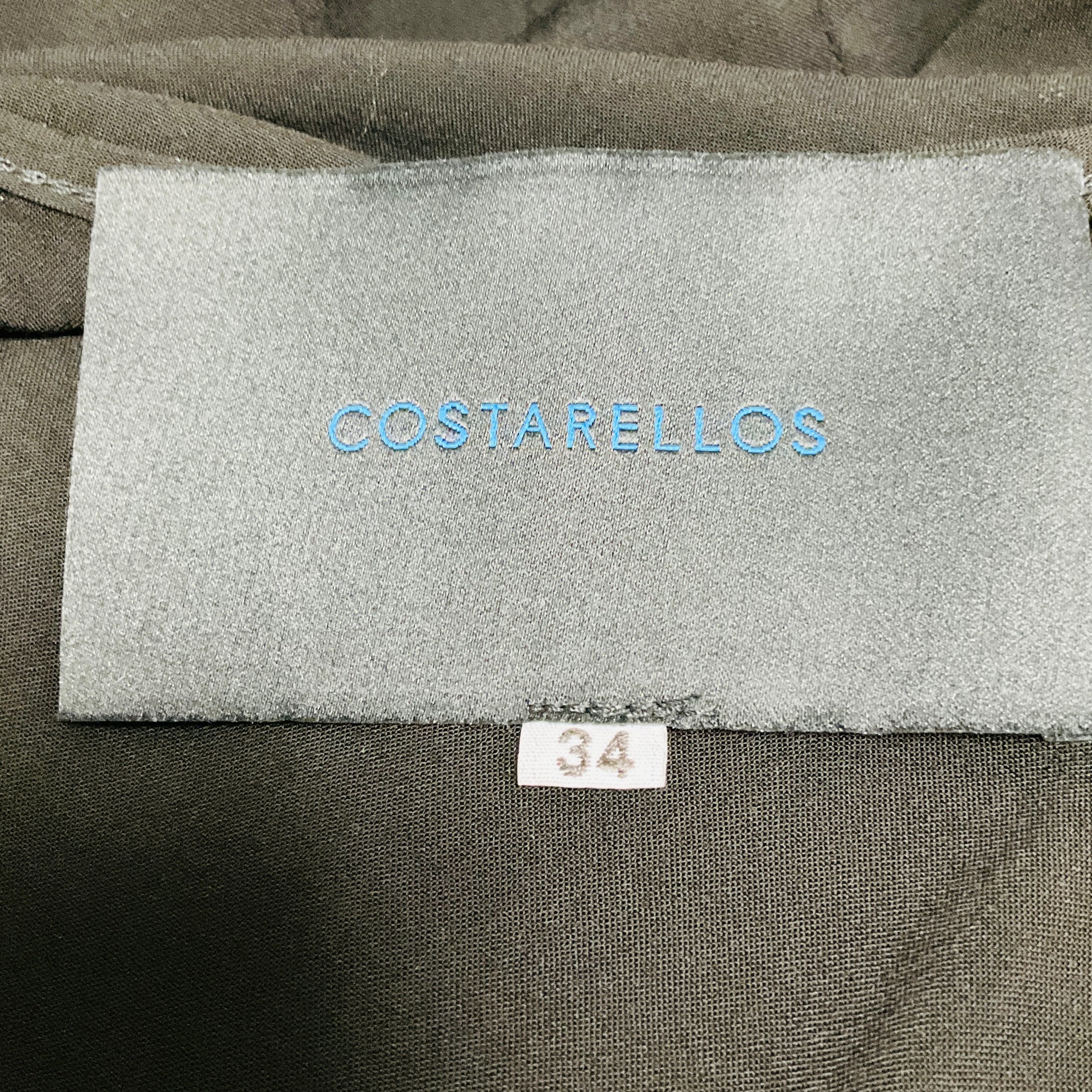 Costarellos Black Pussy Bow Point D'Esprit Blouse