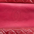 Load image into Gallery viewer, Chanel Rose 2016 Quilted Patent Leather and Leather Large Shopping Handbag 30cm
