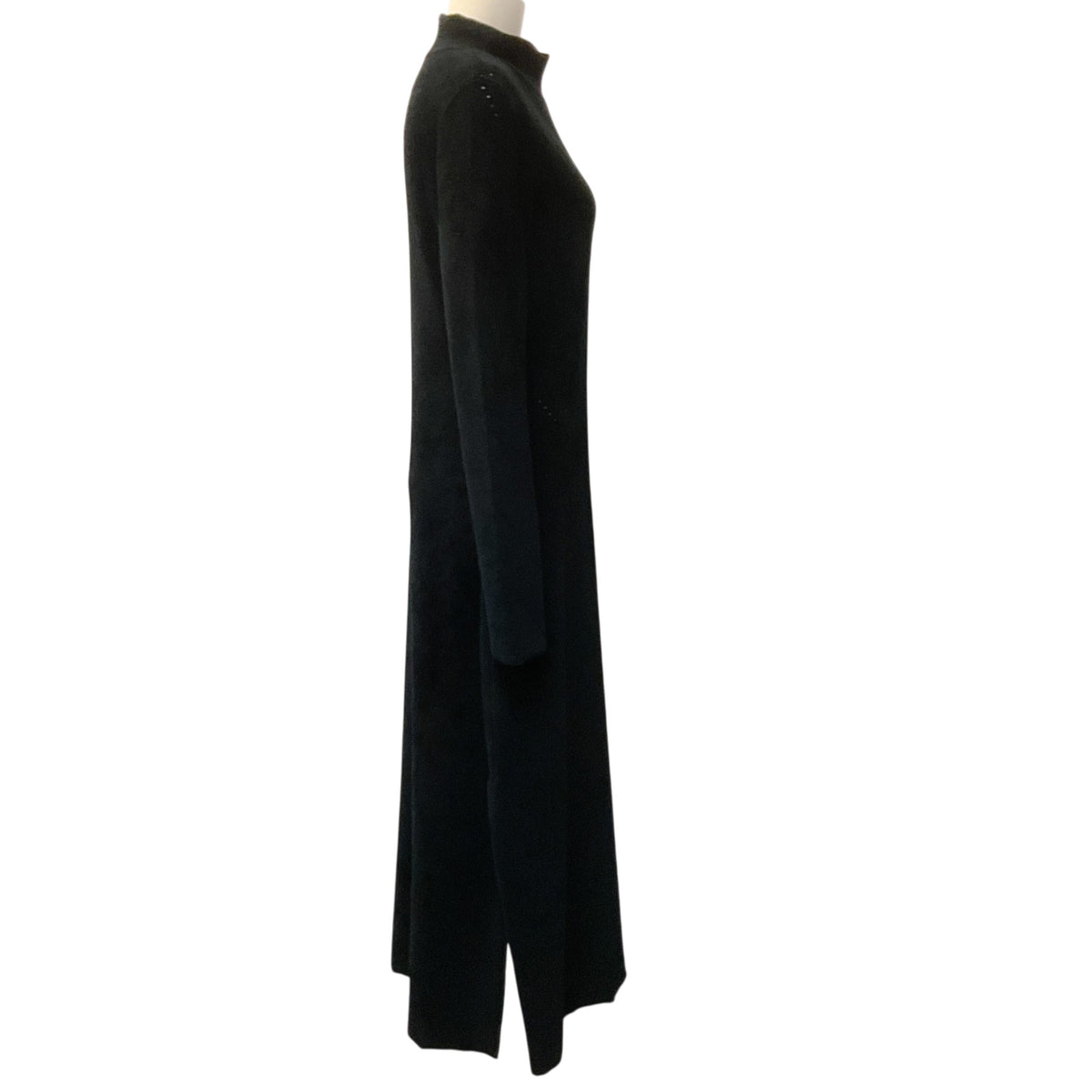 Proenza Schouler Black Chenille Knit Jude Midi Dress