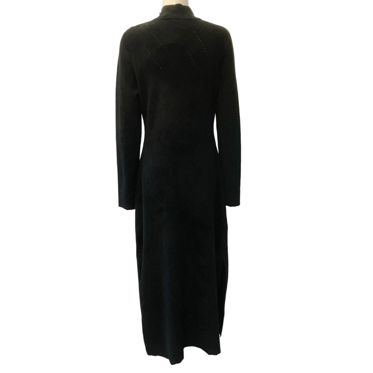 Proenza Schouler Black Chenille Knit Jude Midi Dress
