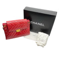 Load image into Gallery viewer, Chanel Rose 2016 Quilted Patent Leather and Leather Large Shopping Handbag 30cm
