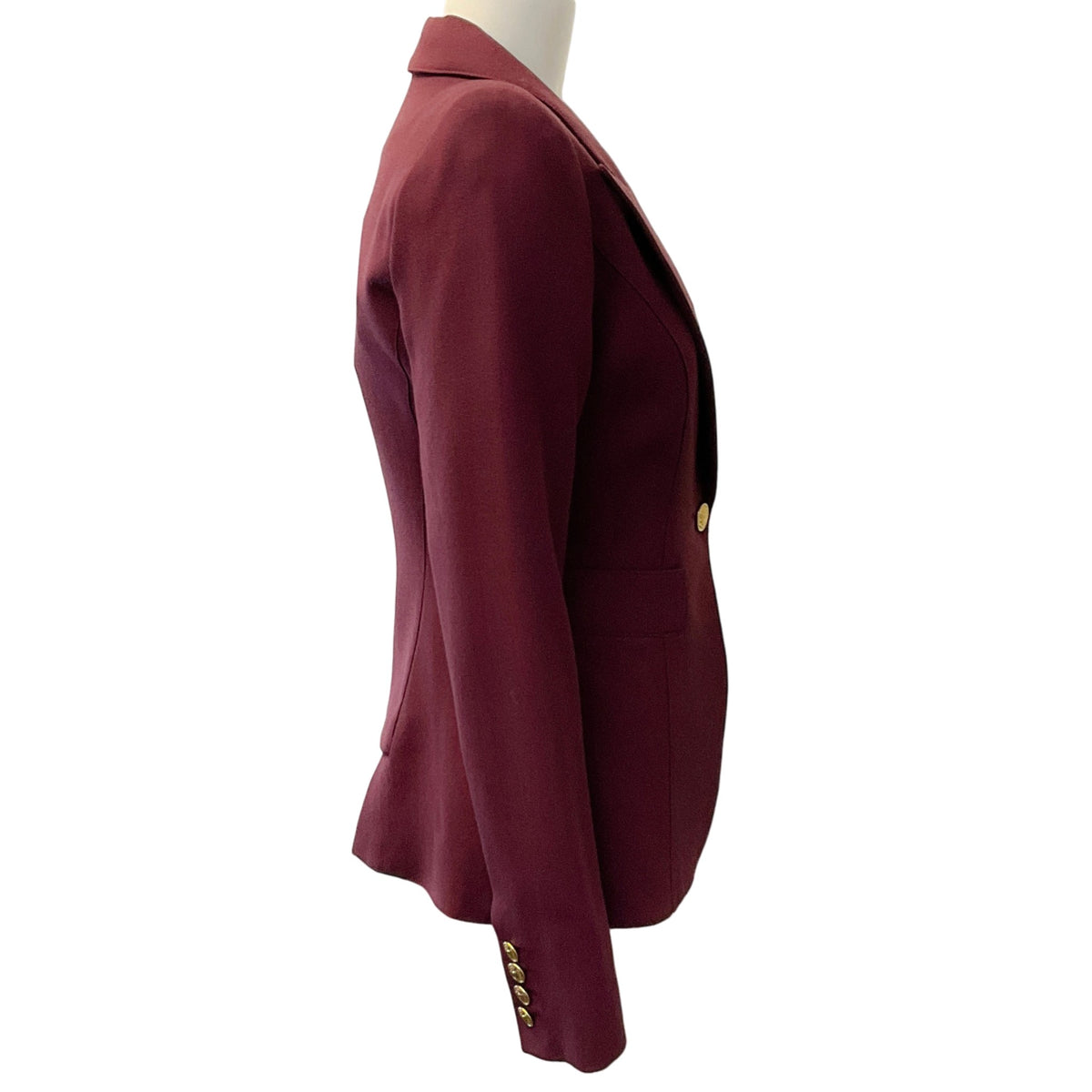 Smythe Plum Wool Classic Duchess Jacket