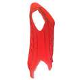 Load image into Gallery viewer, Marni Red 2022 Sleeveless V-Neck Cable Knit Wool Sweater
