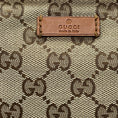 Load image into Gallery viewer, Gucci Beige / Brown Supreme GG Canvas Ophidia Tote Handbag with Tan Leather Trim
