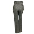 Load image into Gallery viewer, Ferragamo Grey Houndstooth Patterned Wool Trousers / Pants
