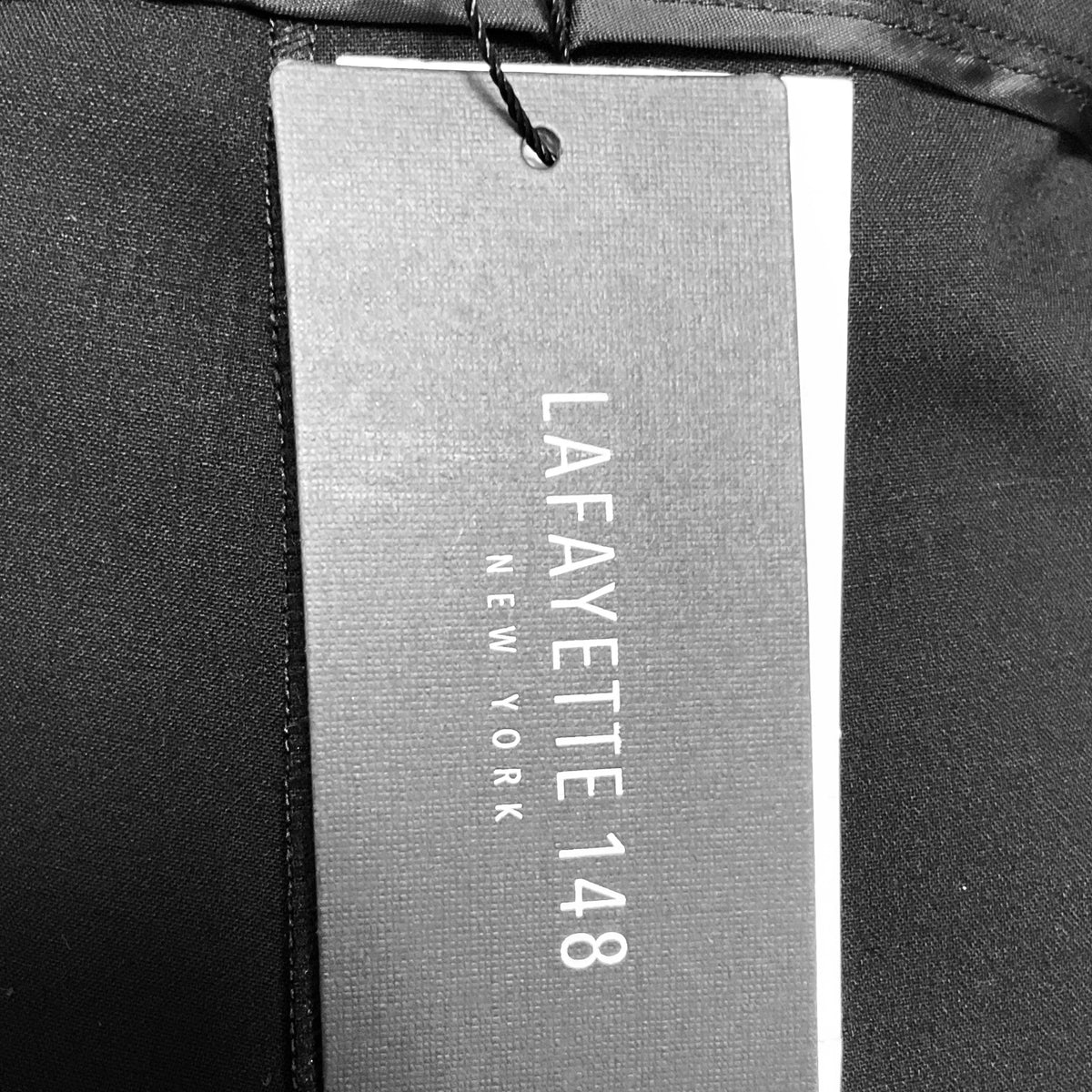 Lafayette 148 New York Black Wool Stretch Pants / Trousers