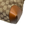 Load image into Gallery viewer, Gucci Beige / Brown Supreme GG Canvas Ophidia Tote Handbag with Tan Leather Trim
