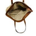 Load image into Gallery viewer, Gucci Beige / Brown Supreme GG Canvas Ophidia Tote Handbag with Tan Leather Trim
