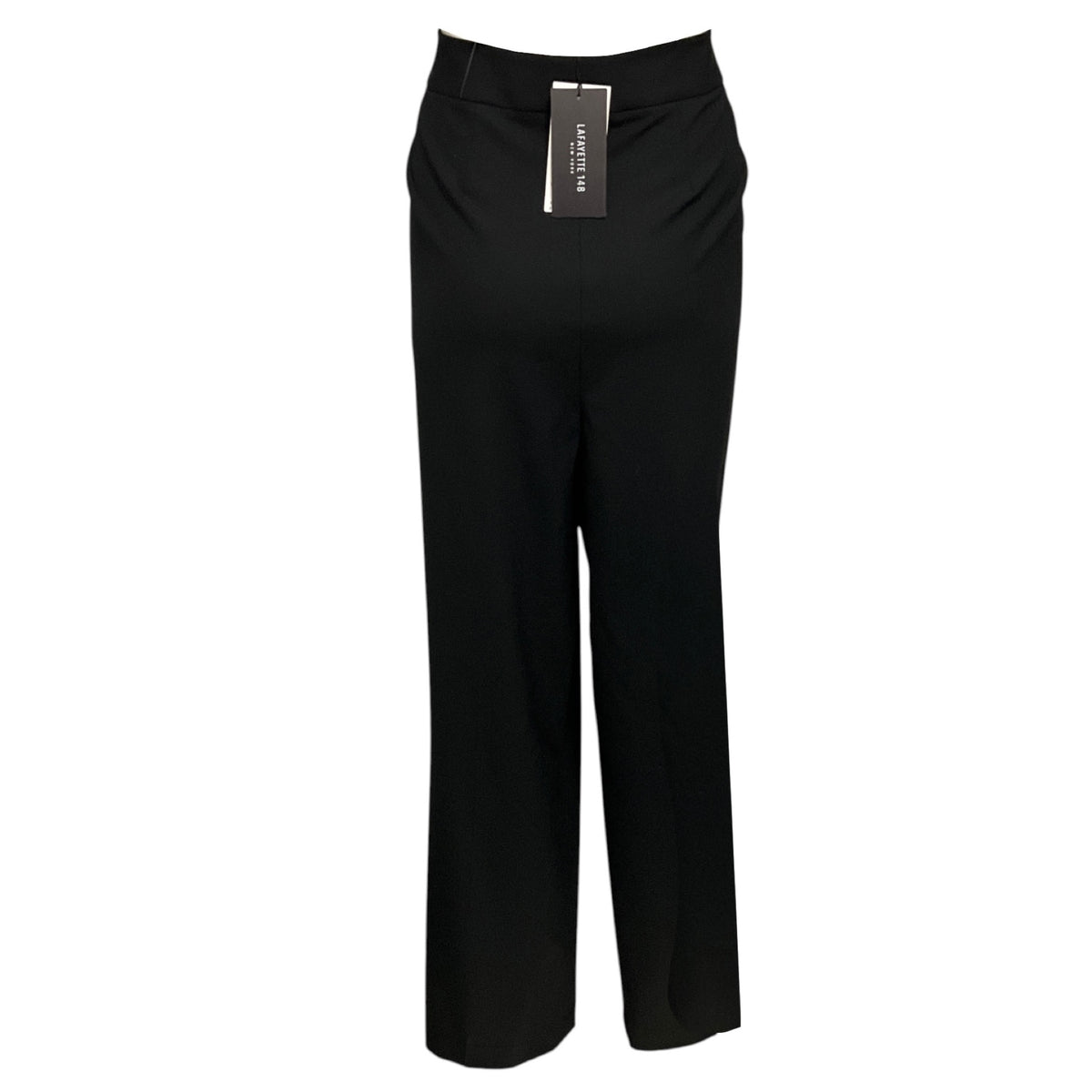 Lafayette 148 New York Black Wool Stretch Pants / Trousers