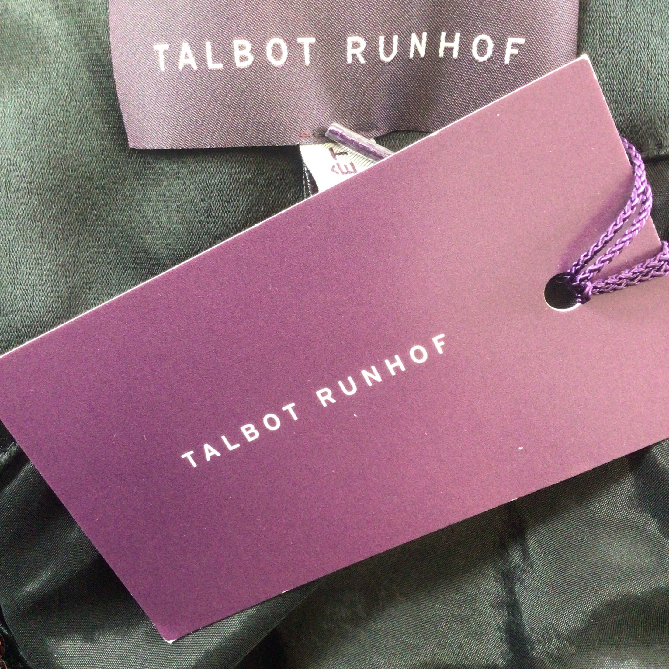 Talbot Runhof Black / Bronze Sequined Cold Shoulder Notre Dress