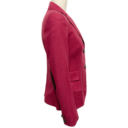 Akris Raspberry Silk / Cashmere Blazer