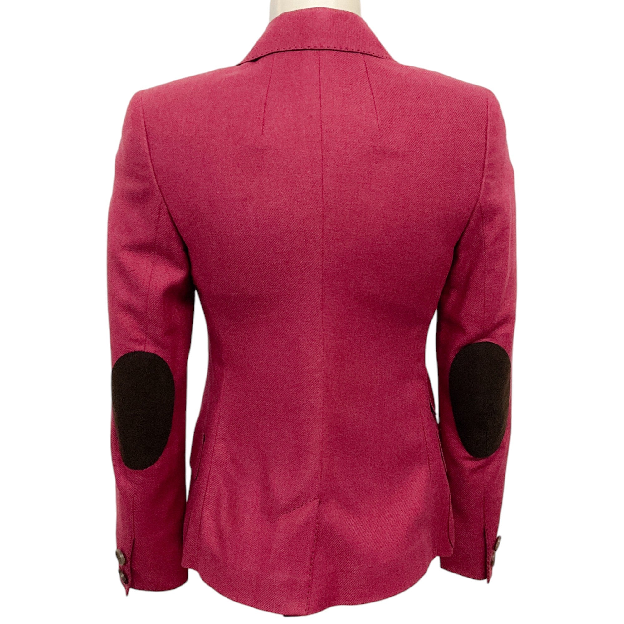 Akris Raspberry Silk / Cashmere Blazer