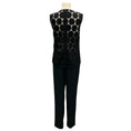 Load image into Gallery viewer, Akris Punto Black Embroidered Sleeveless Crepe Jumpsuit
