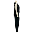 Load image into Gallery viewer, Akris Punto Black Embroidered Sleeveless Crepe Jumpsuit
