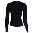 Load image into Gallery viewer, Alexander McQueen Black 2022 Cut-Out Detail Ribbed Knit Cardigan Sweater

