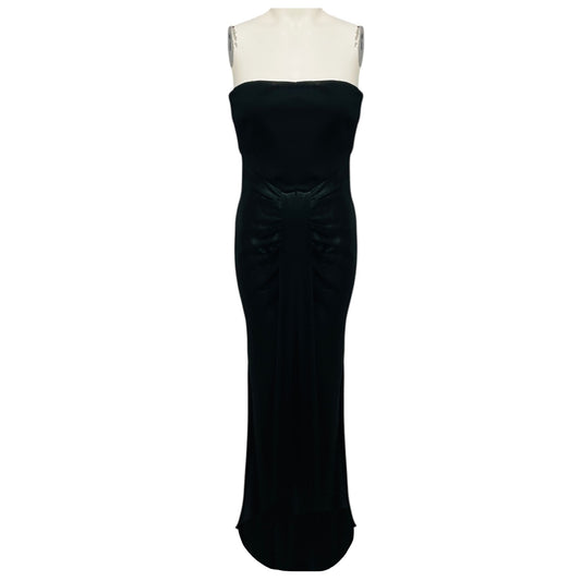 Staud Black Wayfaring Strapless Maxi Dress