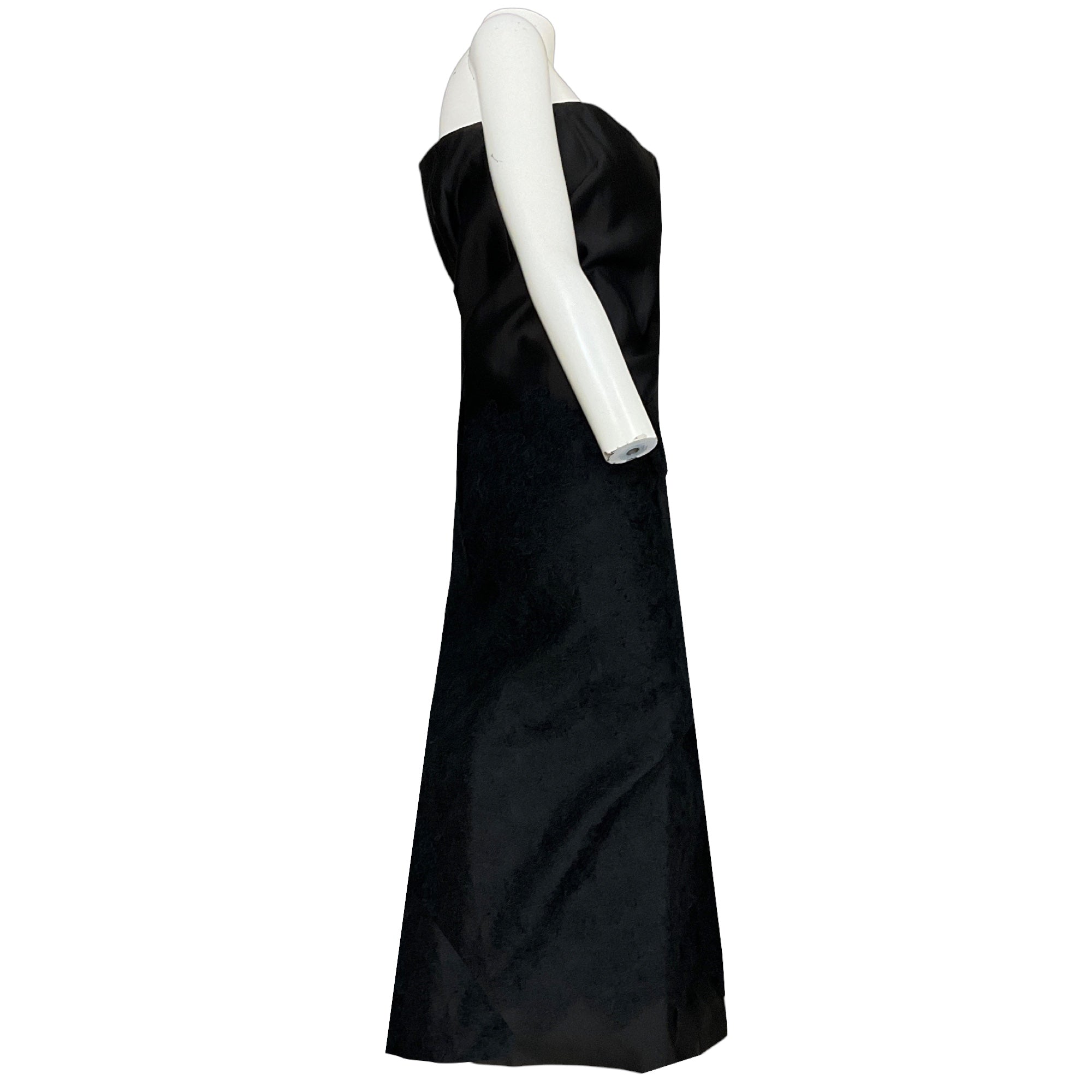 Co Black Strapless Cocktail Dress