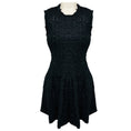 Load image into Gallery viewer, Simone Rocha Black Sleeveless Flared Boucle Tweed Cocktail Dress 
