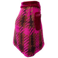 Load image into Gallery viewer, Anna Sui Pink / Gold Houndstooth Mini Skirt with Lurex and Velvet
