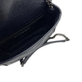 Load image into Gallery viewer, Saint Laurent Deep Marine Crinkled Calfskin Niki Wallet On Chain
