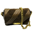 Load image into Gallery viewer, 3.1 Phillip Lim Portobello Chocolate ID Quilted Shoulder Bag with Chain
