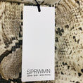 Load image into Gallery viewer, SPRWMN Beige Snakeskin Bias Maxi Skirt

