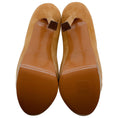 Load image into Gallery viewer, Saint Laurent Camel Suede Tribtoo Pumps with Patent Leather Cap Toe
