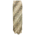 Load image into Gallery viewer, SPRWMN Beige Snakeskin Bias Maxi Skirt
