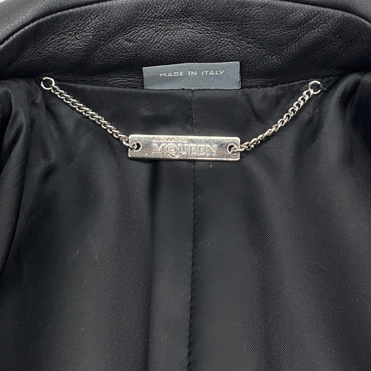 Alexander McQueen Black / White Zebra Print Velvet Coat with 3/4 Sleeves