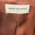 Load image into Gallery viewer, Dries Van Noten Rust One Button Wool Tweed Blazer Jacket
