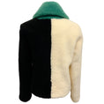 Load image into Gallery viewer, Saks Potts Shearling Colorblock Tie Front Jacket
