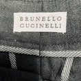 Load image into Gallery viewer, Brunello Cucinelli Charcoal Grey Tailored Trousers / Pants
