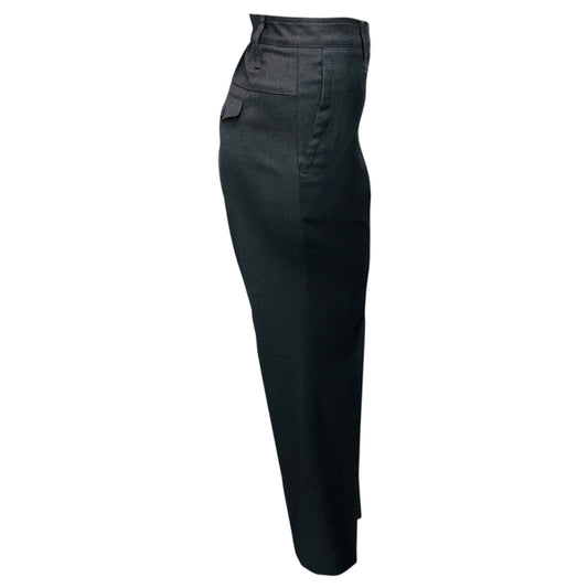 Brunello Cucinelli Charcoal Grey Tailored Trousers / Pants