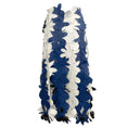 Load image into Gallery viewer, Marni Blue / White Floral Leather Skirt
