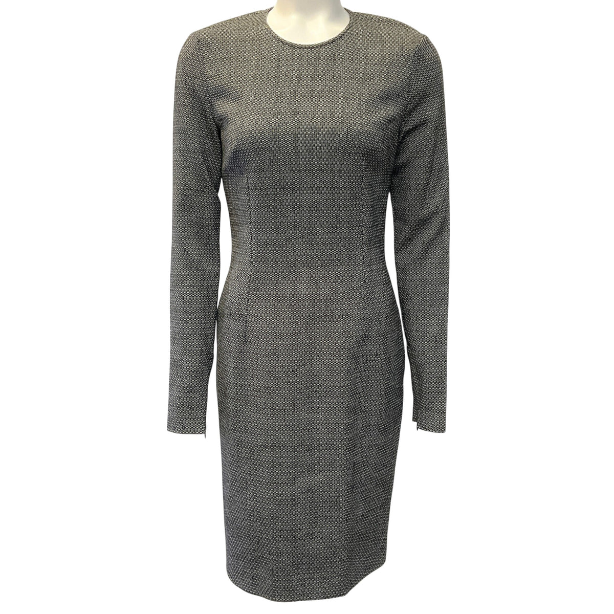 Stella McCartney Black / Tan Wool Knit Dress
