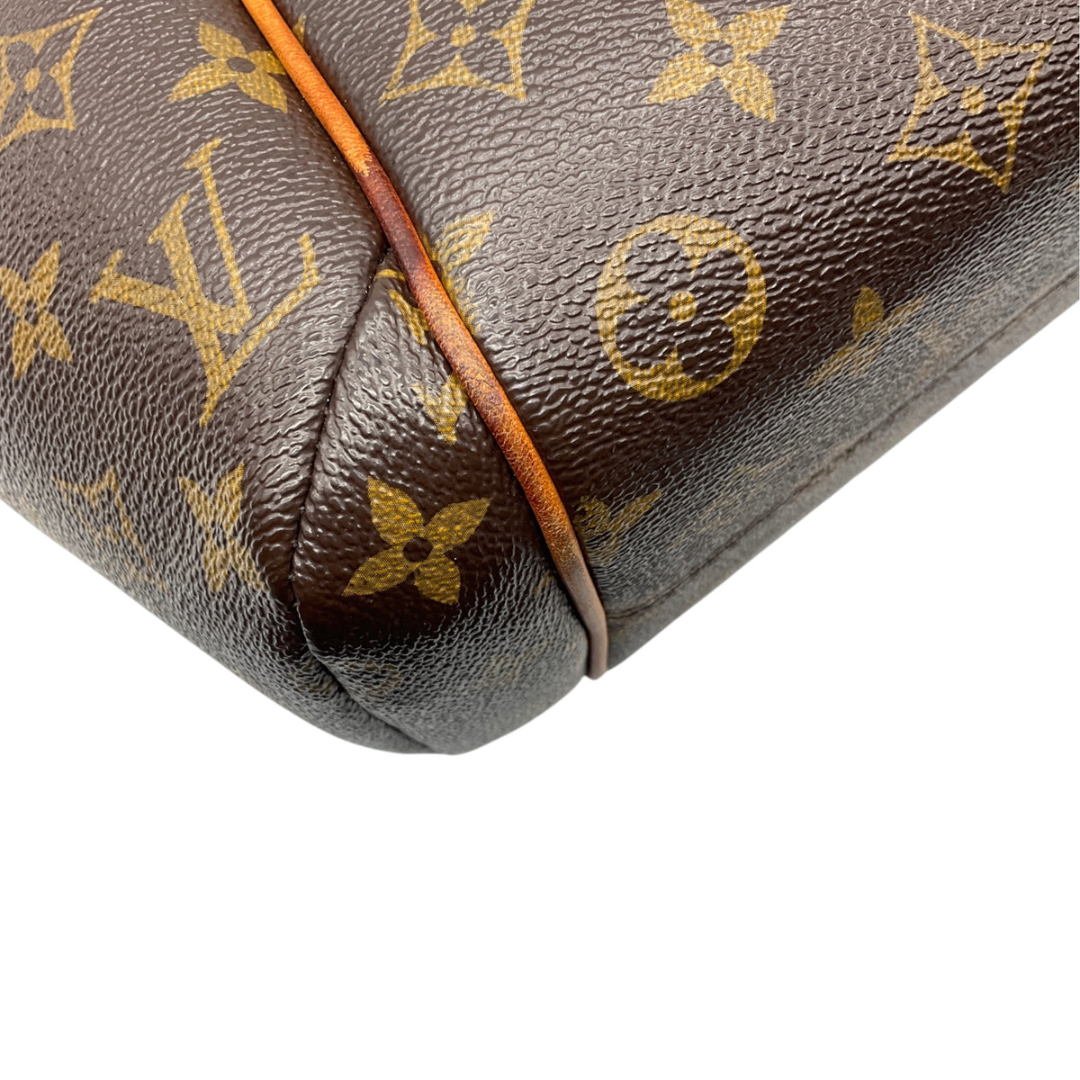 Louis Vuitton Brown Monogram Canvas Double Top Handle Tote Handbag