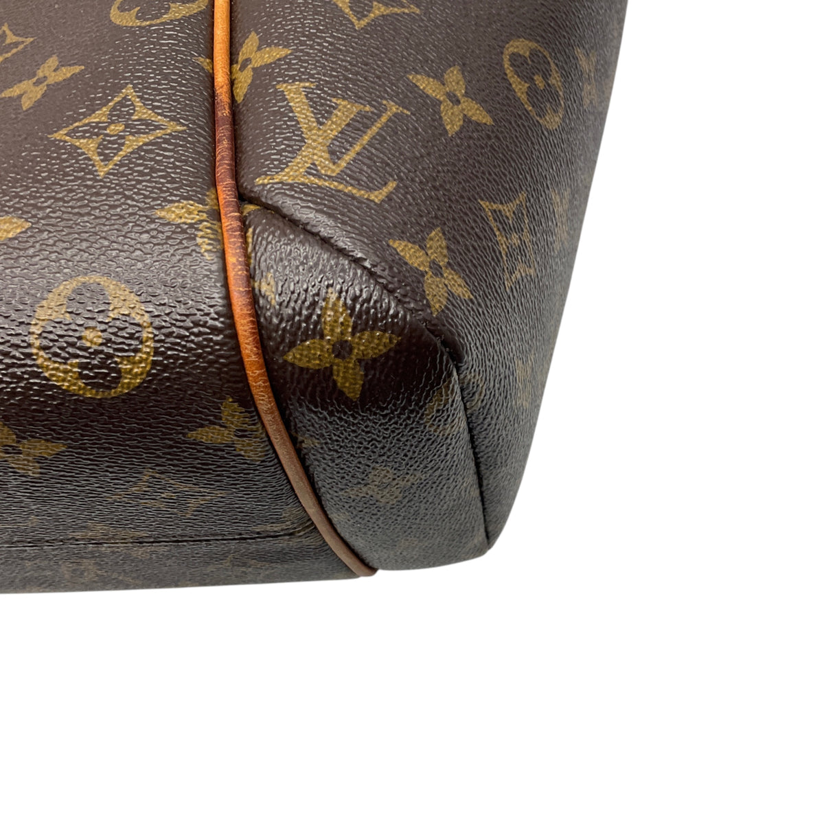 Louis Vuitton Brown Monogram Canvas Double Top Handle Tote Handbag