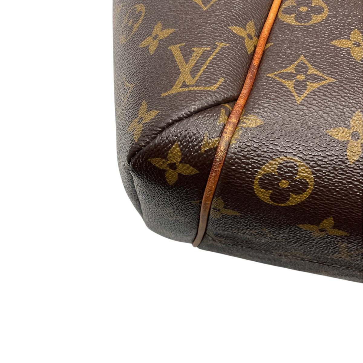Louis Vuitton Brown Monogram Canvas Double Top Handle Tote Handbag