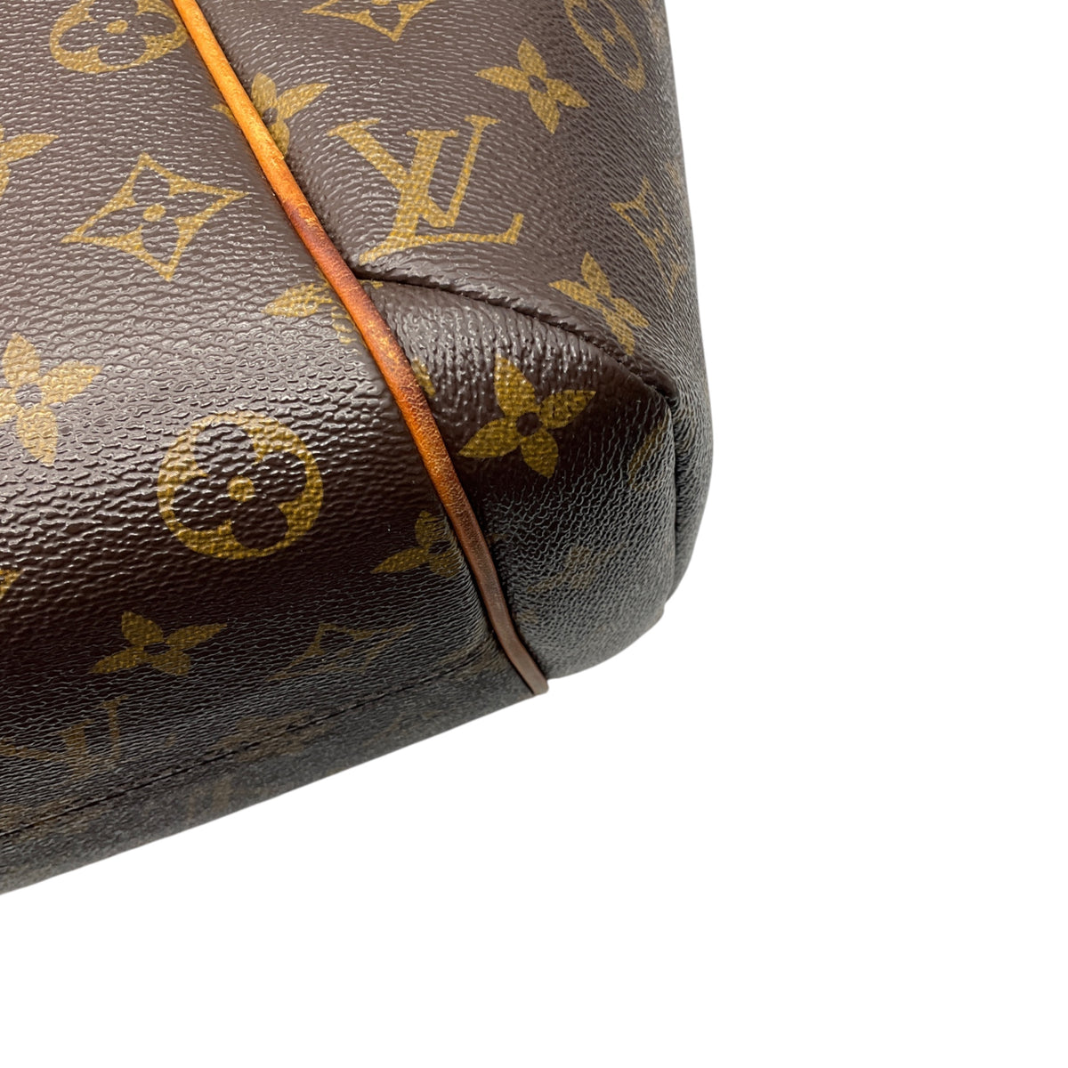 Louis Vuitton Brown Monogram Canvas Double Top Handle Tote Handbag