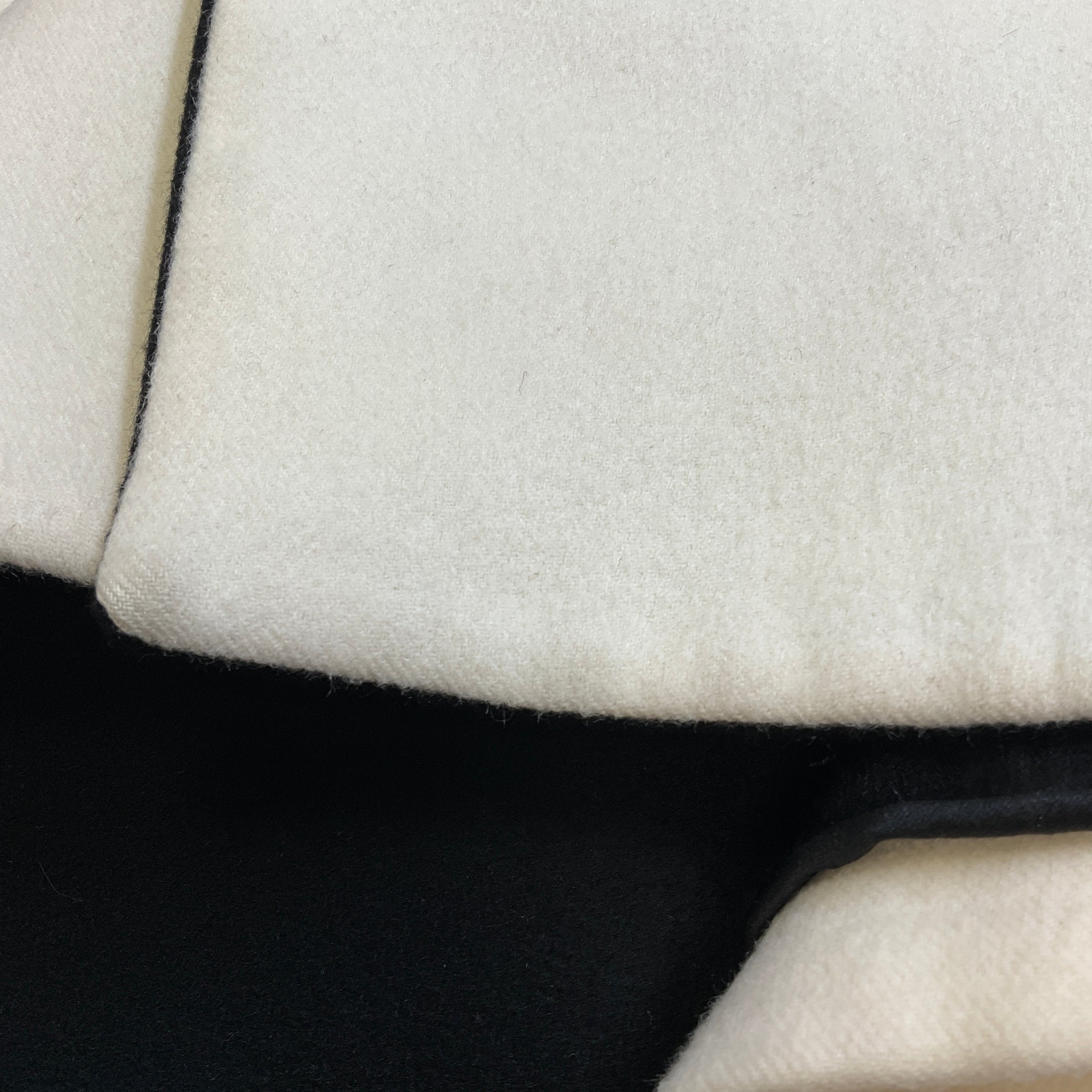 Christian Dior Ivory / Black Cashmere Vest