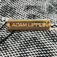Load image into Gallery viewer, Adam Lippes White / Black Knit Jacquard Sleeveless Turtleneck Top
