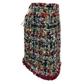 Load image into Gallery viewer, Etro Burgundy / Green / Navy Multi Wool and Mohair Tweed Skirt
