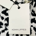 Load image into Gallery viewer, Adam Lippes White / Black Knit Jacquard Sleeveless Turtleneck Top
