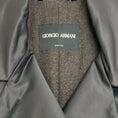 Load image into Gallery viewer, Giorgio Armani Black Satin Coat with Bubble Hem
